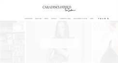 Desktop Screenshot of caradisclothed.com